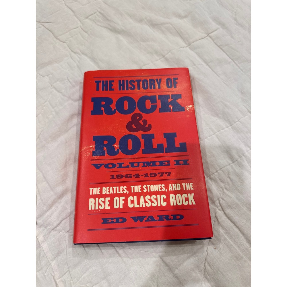 The History of Rock & Roll Vol II 1964-1977 Ed Ward Hardcover Book BeatlesStones